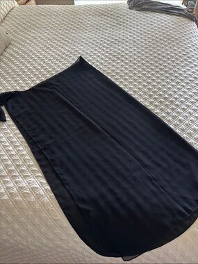 Dotti black long swimsuit sarong